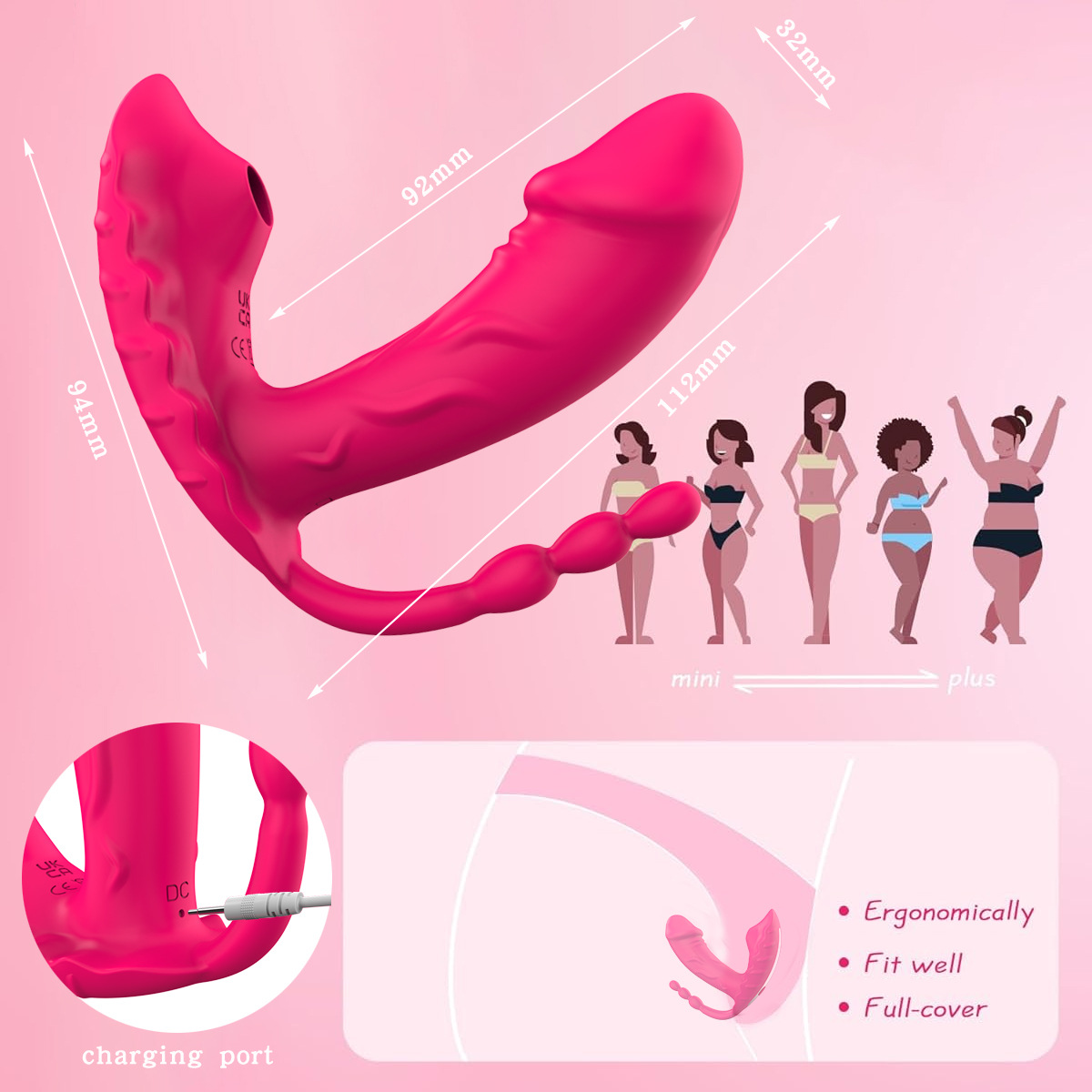 Wireless Wear Sucking Vibrator (9 Vibration) 3
