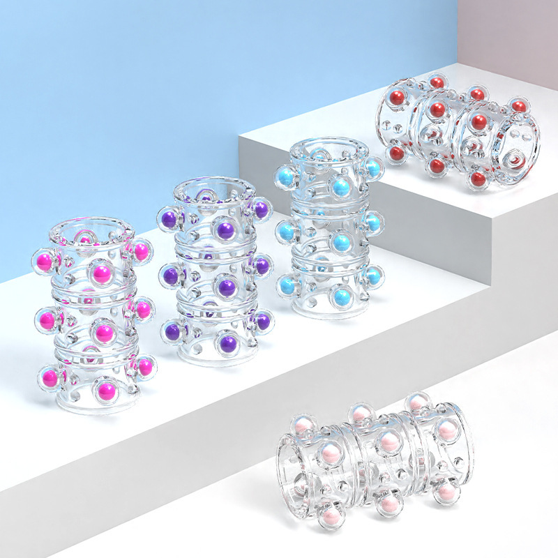 Pearly Type Silicone Cock Ring 1s 3