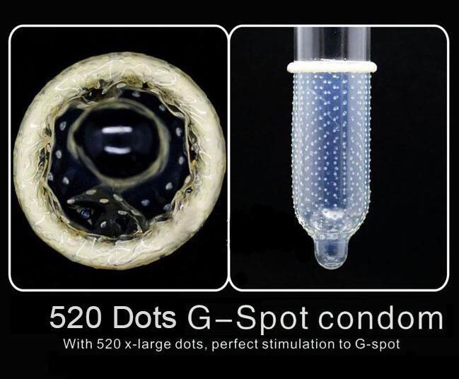 倍力乐520超大颗粒G点套安全套10只装 增加女性快感 狼牙套避孕套 1