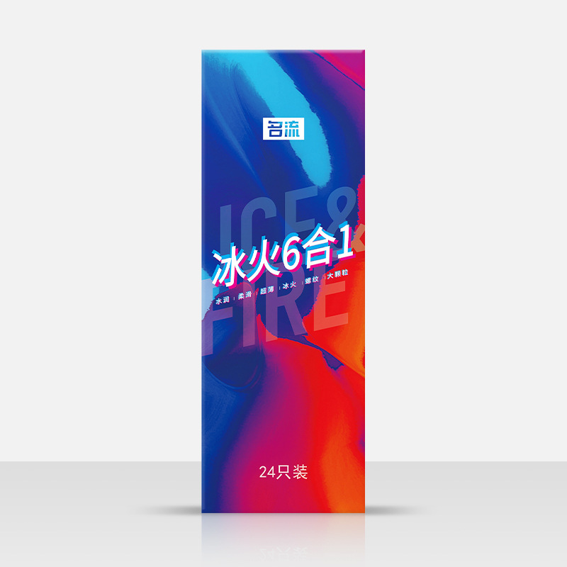 名流激情冰火6合1避孕套 24只装 2