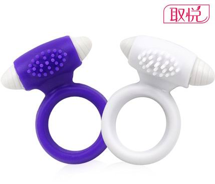 蜜洞震动环 男用延时锁精震动环 增加性爱快感 5