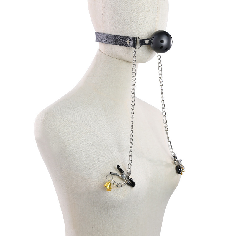 谜姬乳夹口塞 双峰刺激情 SM另类玩具 2