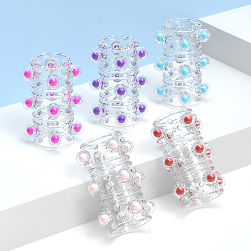 Pearly Type Silicone Cock Ring 1s 4