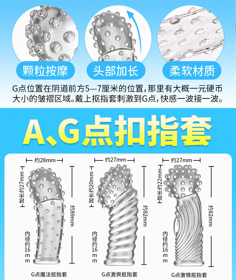 QQ Finger Sleeve 1pc Finger Condom 3
