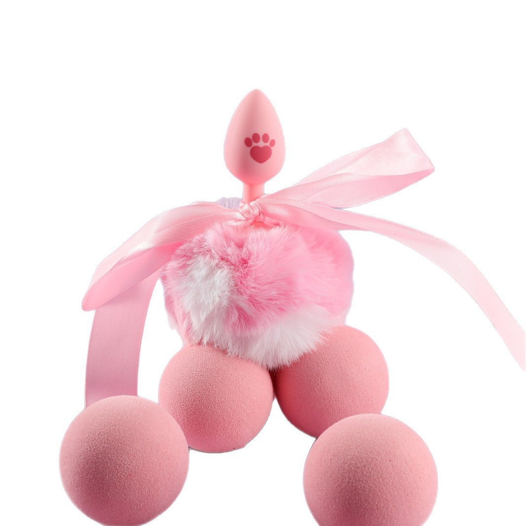 Silicone Butt Plug (Rabbit Tail) 5