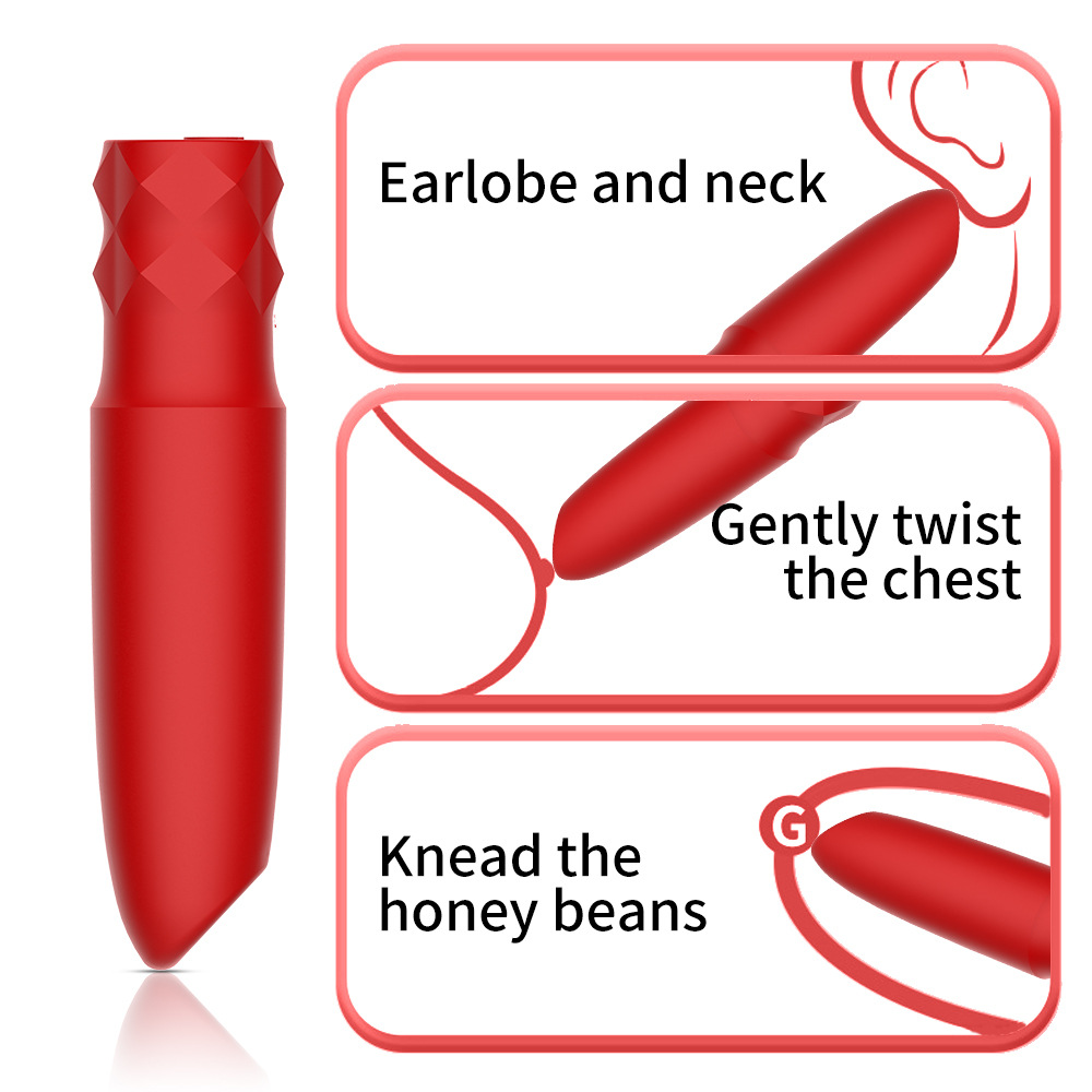 充电强震硅胶子弹花形跳蛋 2