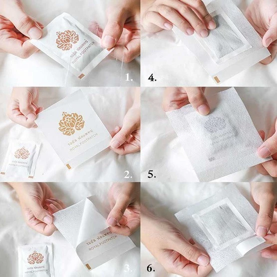 皇家金公主排毒足贴（10片/包/5对） 3