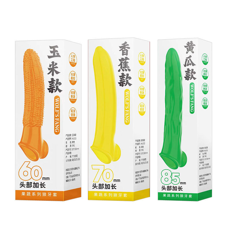 Wolf's Fang Extension Penis Sleeve Crystal Condom 1
