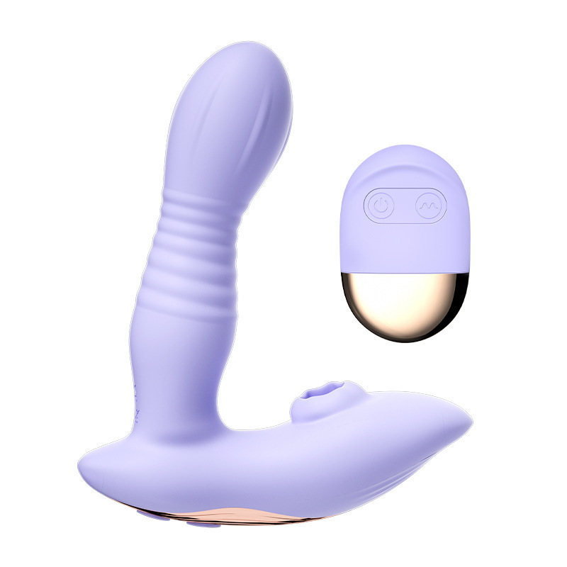 来乐戴贝娜女用穿戴遥控跳蛋吮吸伸缩震动棒 4