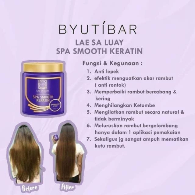 Joom Lae Sa Luay Hair Spa 柔顺角蛋白护发霜 250ml 8