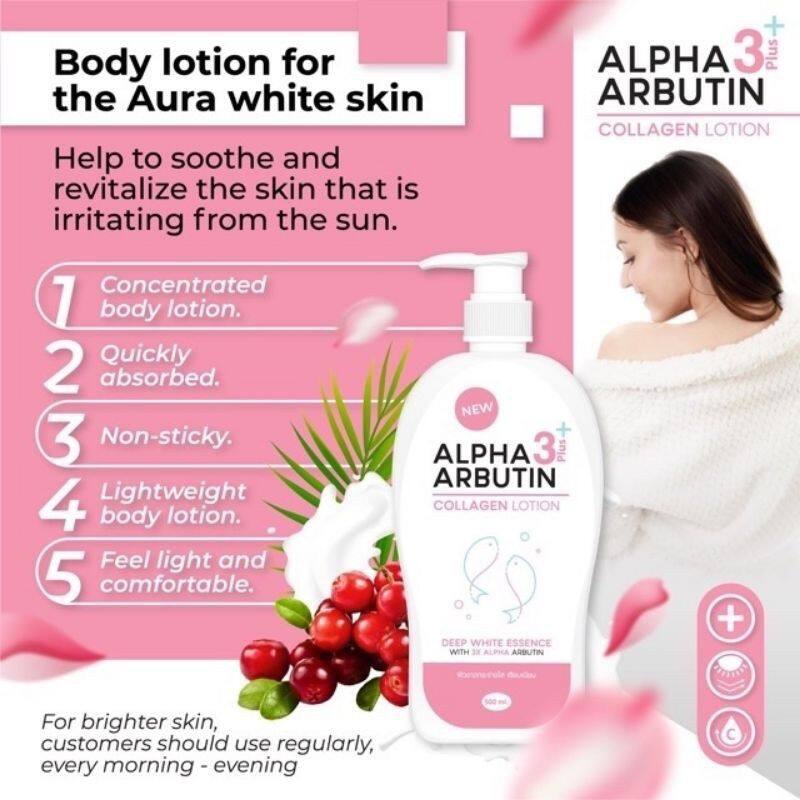 Alpha Arbutin 3 Plus Collagen Lotion 500ml By Precious Skin 2